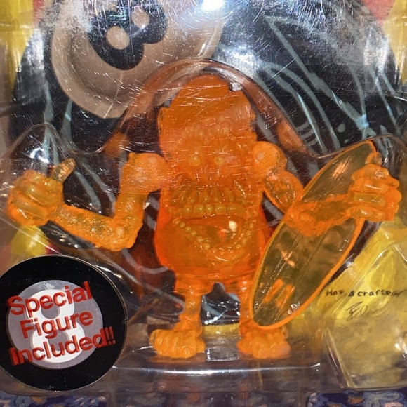 Classic Ed Roth Rare Clear Orange Surf Fink. Sealed. NOS. Japan. Planet Toys. - Picture 4 of 13